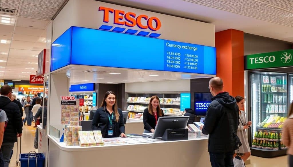 Tesco currency exchange services